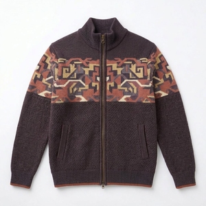 Suéter de Punto Personalizado ODM/OEM para Hombre, Grueso, con Estampado Navideño, 100% Algodón, de Secado Rápido, Antiarrugas y Antiretráctil - Product Image 1