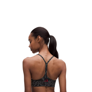Camouflage Print Sports <b>Bra</b> <b>Wide</b> <b>Strap</b> Wireless Workout <b>Bra</b> Low Profile Athletic Crop Top for Gym Yoga - Product Image 3