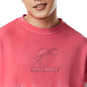 Camiseta Extra Grande de Algodón 100% para Hombre, Diseño Nuevo, Venta al Por Mayor, Ropa de Moda, Corte Holgado, Estampada - Product Image 5