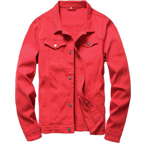 Most Trending 100% cotton Denim Jacket for Winter Durable Casual Hip-Length Coat Distressed Street Fit for Formal and Streetwear - Product Image 1