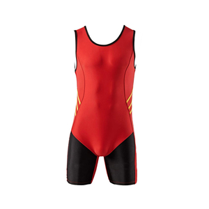 Most Popular Gym Sports Wrestling Unisex Custom Design Sustainable <b>Cheap</b> Factory Price Wrestling Singlets - Product Image 4