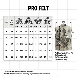 Heavy Weight 450 GSM French Terry Graphic Sleeveless Tank Top Streetwear Custom Print Cotton Polyester Summer Casual Fitness - Product Image 6