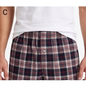 Calzoncillos bóxer a cuadros para hombre, de cintura media, con cierre de botón frontal, tela transpirable, logotipo personalizado, ajuste cómodo - Product Image 4