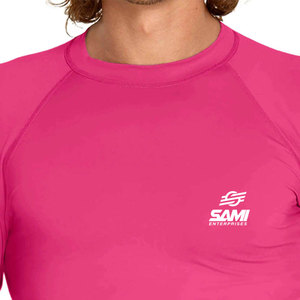 Camiseta de Compresión Casual Ajustada Personalizada para Hombre, Transpirable, Ecológica, con Etiqueta Privada, Impresión Personalizada, Venta al Por Mayor - Product Image 3