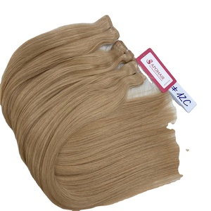 Paquet de tissage de cheveux à double trame en gros 100% paquets droits 100g chaque qualité européenne de 6 ''à 30'' - Product Image 6