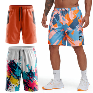 Football Soccer Sublimation Shorts Sportswear Running Shorts Fitness Training Sublimation Shorts 100% Polyester Soccer Shorts - Product Image 1