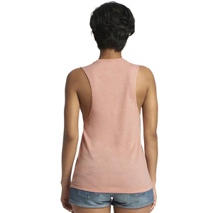 Débardeur rose à col rond pour femme, décontracté, en coton tricoté, respirant, couleur unie, longueur normale - Product Image 5