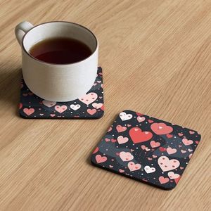 2026 New Design Best Quality Eco-Friendly 4-Piece Set of Printed Mango Wood Coasters Direct India Handicrafts Handmade <b>Mats</b> Pads - Product Image 6