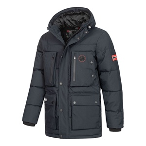 Custom OEM ODM HighQuality Men Winter Puffer <b>Jacket</b> <b>Waterproof</b> Warm Hooded <b>Parka</b> Windproof Nylon Polyester Wadding Custom Colou - Product Image 3