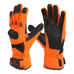 Gants de moto Softshell imperméables Premium Street Riders, haute visibilité, en textile, pour l'hiver et la pluie - Product Image 2