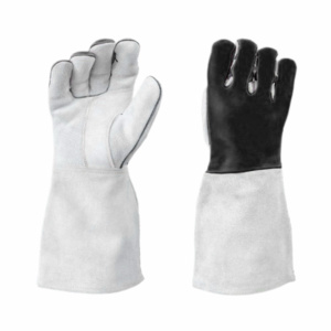 Guantes de Soldadura TIG de Cuero Reforzado con Logotipo Personalizable, Protección de Manos para Seguridad Industrial y Bomberos - Product Image 6