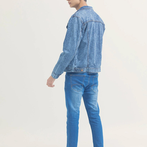 Blouson en jean pour homme, 100 % coton, haute qualité, respirant, écologique, séchage rapide, design décontracté pour l'hiver, à la mode - Product Image 6