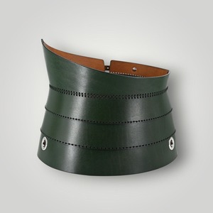 Genuine Lambskin Leather Women <b>Corset</b> Waist <b>Belt</b> Shapewear Custom Color Sample & Customization Service Available - Product Image 4