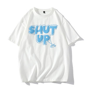 T-shirt unisexe en coton lourd de luxe, impression graphique 3D de haute qualité, pour hommes. - Product Image 2