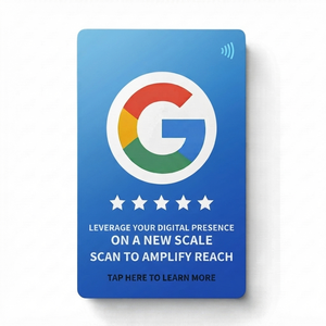 Cartes de paiement et de membre personnalisées en PVC NFC EM4305/F08 étanches avec code QR pour avis Google – Fournisseur d'usine en gros - Product Image 3