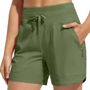 Custom <b>Women</b> Beach <b>Shorts</b> Quick Dry <b>Swimming</b> Sportswear Elastic Waist OEM ODM Factory Manufacturer Bulk Wholesale - Product Image 2