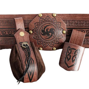 Nuevo Cinturón de Guerrero de Cuero con Diseño Personalizado, Impresión a Medida, Secado Rápido, Transpirable, Cuero Genuino, Suministro al por Mayor - Product Image 4