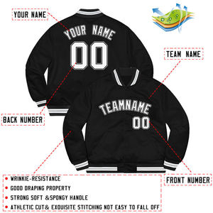 Vestes d'hiver pour hommes personnalisées OEM, en tissu polyester, chaudes, style bomber, style baseball, grandes tailles, personnalisables - Product Image 2