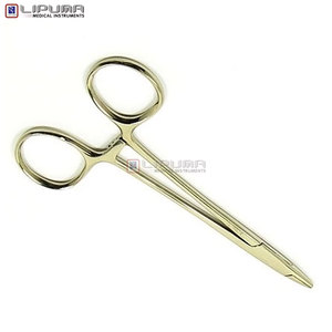 DERF 4 3/4 pouces de long, instruments dentaires vétérinaires, porte-aiguille chirurgical en acier inoxydable, MOL, base de sécurité pour la suture manuelle - Product Image 3