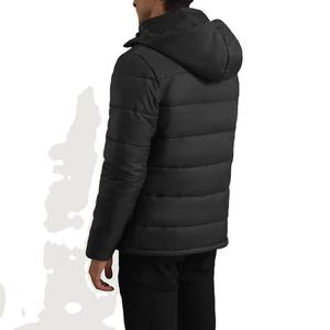 Custom Logo Windproof <b>Hoodie</b> <b>Quilted</b> Vest High Quality Casual Winter Outwear Men - Product Image 4