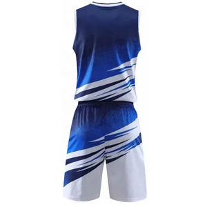 Tenue de basketball à séchage rapide avec design personnalisé au meilleur prix, kit de basketball, uniforme de sport de basketball - Product Image 6