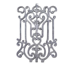 Balustre en fer forgé sur mesure de qualité supérieure, design moderne, élément architectural élégant, durable, pour extérieur - Product Image 1
