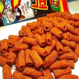 Snack Coreano Samyang Buldak Zzaldduk, Chips de Arroz Crujientes con Sabor a Pollo Picante Doble, Snack Instantáneo, Suministro al por Mayor OEM - Product Image 6