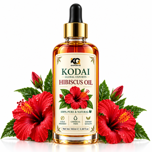 Aceite Esencial de Hibisco Prensado en Frío, Extracto Herbal Natural Puro, Líquido, Tamil Nadu, Logotipo Personalizado, Cuidado de la Piel y el Cabello, en Barril/Empaquetado - Product Image 1