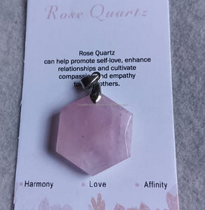 Collier Pendentif Étoile de David Hexagonale en Obsidienne Flocon de Neige Naturelle Faite à la Main pour Reiki, Vente en Gros - Product Image 4