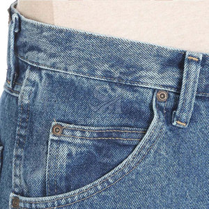 Pantalones Vaqueros Anchos de Cintura Media, Transpirables, Estilo Urbano, para Hombre, Uso en Exteriores, 100% Algodón Lavado, Hechos en Pakistán, Tallas Grandes - Product Image 5
