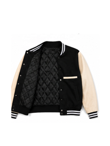 <b>Men's</b> Varsity <b>Jacket</b> Color Solid Regular Sleeve Streetwear <b>Baseball</b> <b>Jacket</b> Retro Hip Hop Formal Outerwear Varsity <b>Jacket</b> - Product Image 4