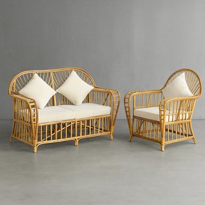 Sillones de ratán para sala de estar, sillón individual, sofás de una plaza, sillón de caña de alta calidad - Product Image 2