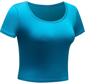 Top corto transpirable para mujer, totalmente personalizado, nueva moda, gran venta, calidad premium, a un precio asequible. - Product Image 3
