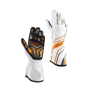 Fournisseur de gants de karting à marque privée avec paume texturée, tissu extensible, logo personnalisé et fabrication en gros - Product Image 4