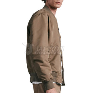 Servicio OEM, Diseño con Logotipo Propio, Chaqueta Bomber para Hombre, Chaqueta Bomber de Alta Calidad y Moda para Hombre - Product Image 3