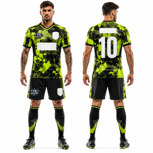 Nuevo Uniforme de Fútbol Personalizable, Tejido Deportivo Transpirable, Ligero, Flexible y de Secado Rápido, en Poliéster Birdseye Premium - Product Image 1