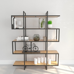 Estantería Metálica Industrial Moderna de 5 Niveles, Duradera, Multifuncional, Grande, Independiente, para Sala de Estar, Oficina, Hogar - Product Image 4