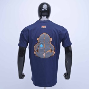 High Quality Wholesales Custom Logo Manufacturers Premium Short Sleeve Crew Neck Slim Fit Trendy Fashion Streetwear 100% Cotton - Product Image 5