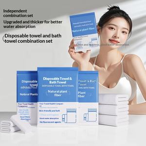 Serviettes jetables multi-usages personnalisées pour les mains, les pieds, le visage, la douche, la salle de bain, en sachet, pour les hôtels et les voyages - Product Image 1