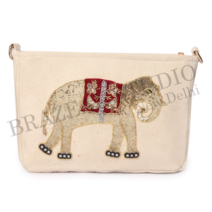 New Arrival BRAZEAL STUDIO Velvet Fashion Designer Women Single Beaded Geometric Pattern Shoulder Clutch Purse Cover Daily Life - Product Image 3