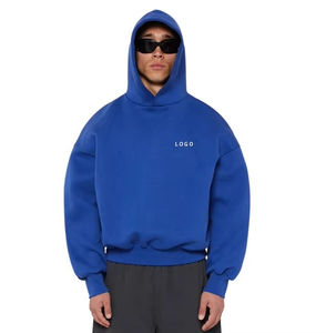 Conjunto de sudaderas con capucha extragrandes y corte holgado para hombre, fabricadas en Pakistán, 100% algodón, estilo holgado, chándal de tela gruesa para mí. - Product Image 4