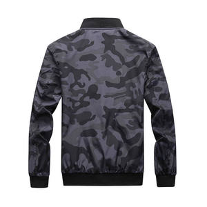 Blouson Bomber Homme Style Universitaire Aviateur Matelassé Réversible en Toile Brodé – Vêtement d'extérieur Automne/Hiver - Product Image 4