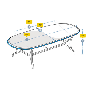 Housse de table de poker personnalisée de haute qualité - Ovale, du Vietnam, housses de coussin d'extérieur imperméables, résistantes aux UV, avec cordon de serrage HDT - Product Image 1