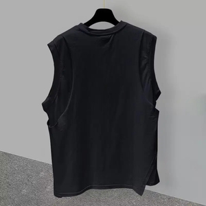 Débardeur de musculation pour homme, épaules larges, sans manches, 100% coton, gilet de sport, tee-shirt de musculation, chemise d'entraînement athlétique respirante - Product Image 6