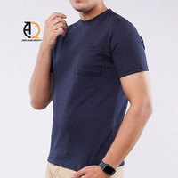 T-shirts vierges streetwear de haute qualité 100 % coton épais coupe oversize col rond pour hommes