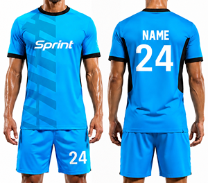 Muestra Gratuita de Uniforme de Fútbol SPRINT SPORTS Unisex para Adultos, Impresión por Transferencia de Calor, 100% Poliéster, Secado Rápido, Manga Corta, Personalizable - Product Image 2