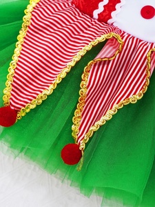 Trajes de Baile para Niñas de 4 a 14 Años, Ropa de Danza, Vestido Tutú con Volantes, Ropa de Baile para la Vida Diaria, Navidad, Actuaciones en Escenarios al Aire Libre - Product Image 3