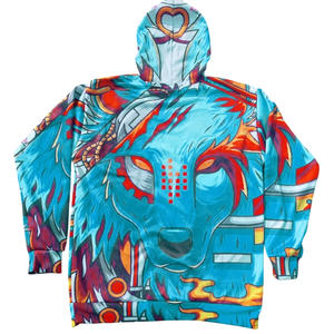 Sudaderas con capucha de impresión por sublimación Unisex de alta calidad Sudadera con capucha de patrón sólido cómodo para hombres y mujeres - Product Image 2