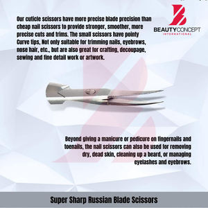 Ciseaux à cuticules à pointe fine, durables, tendance, pour une coupe précise, outils de beauté pour manucure et pédicure - Product Image 5