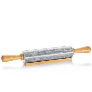Wood & Marble Dough <b>Rolling</b> <b>Pin</b> Baking And Pastry Preparation Kitchenware Wooden and Marble <b>Rolling</b> <b>Pin</b> Premium Quality - Product Image 3
